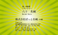 テンプレート名刺【Pattern-d029-zy-10】