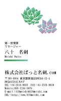 テンプレート名刺【plant-d024-zy-04】