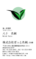 テンプレート名刺【eco-d037-zyz-04】