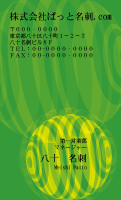 テンプレート名刺【earth-d079-zy-12】
