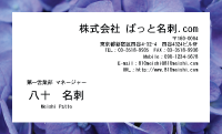 テンプレート名刺【plant-Hydrangea photo-d005-yd】
