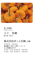 テンプレート名刺【Vegetable&Fruit-d045-zdk】