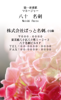 テンプレート名刺【plant-Hydrangea photo-d006-zy-yd】