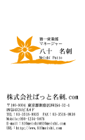 テンプレート名刺【plant-d083-zy-10】