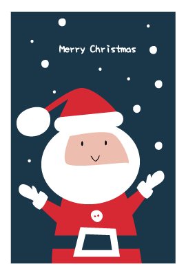 クリスマスカード(私製はがき)【Christmas Card-d064-zy-04】