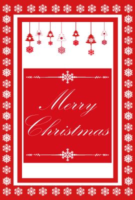 クリスマスカード(私製はがき)【Christmas Card-d011-lm】