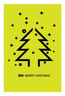クリスマスカード(私製はがき)【Christmas Card-d068-zy-04】