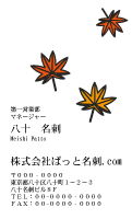 テンプレート名刺【plant-d150-zy-04】