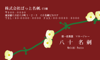 テンプレート名刺【plant-d270-zy-12】