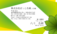テンプレート名刺【eco-d020-zy-00】