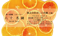 テンプレート名刺【Vegetable&Fruit-d014-zdk-zy】