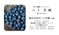 テンプレート名刺【Vegetable&Fruit-d015-zdk-zy】