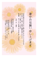 暑中見舞い(官製はがき)【Summer greeting card-d045-zy-10】