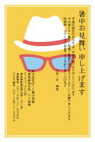 暑中見舞い(官製はがき)【Summer greeting card-d054-zy-yu】