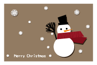 クリスマスカード(私製はがき)【Christmas Card-d048-zy-04】