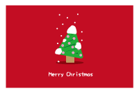 クリスマスカード(私製はがき)【Christmas Card-d049-zy-04】