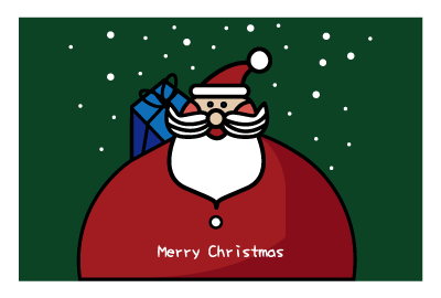 クリスマスカード(私製はがき)【Christmas Card-d051-zy-04】