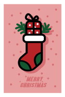 クリスマスカード(私製はがき)【Christmas Card-d047-zy-04】