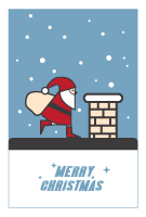 クリスマスカード(私製はがき)【Christmas Card-d057-zy-04】
