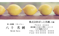 テンプレート名刺【Vegetable&Fruit-d037-zdk】