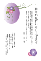 暑中見舞い(官製はがき)【Summer greeting card-d014-yzt-zy】