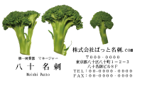 テンプレート名刺【Vegetable&Fruit-d047-zdk】
