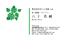 テンプレート名刺【plant-d166-zy-04】