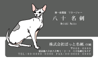 テンプレート名刺【animal_d366-zy-12】