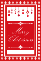 クリスマスカード(私製はがき)【Christmas Card-d011-lm】
