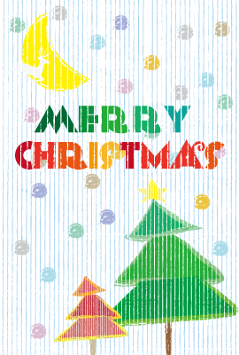 クリスマスカード(私製はがき)【Christmas Card-d021-lm】