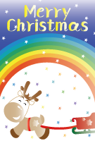 クリスマスカード(私製はがき)【Christmas Card-d030-lm】