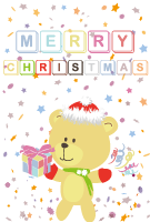 クリスマスカード(私製はがき)【Christmas Card-d031-lm】