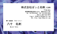 テンプレート名刺【plant-Hydrangea photo-d005-yd】