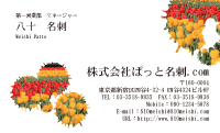 テンプレート名刺【plant-tulip photo-d017-lmzyz】